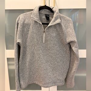 The North Face Gray Half-Zip Fleece Pullover